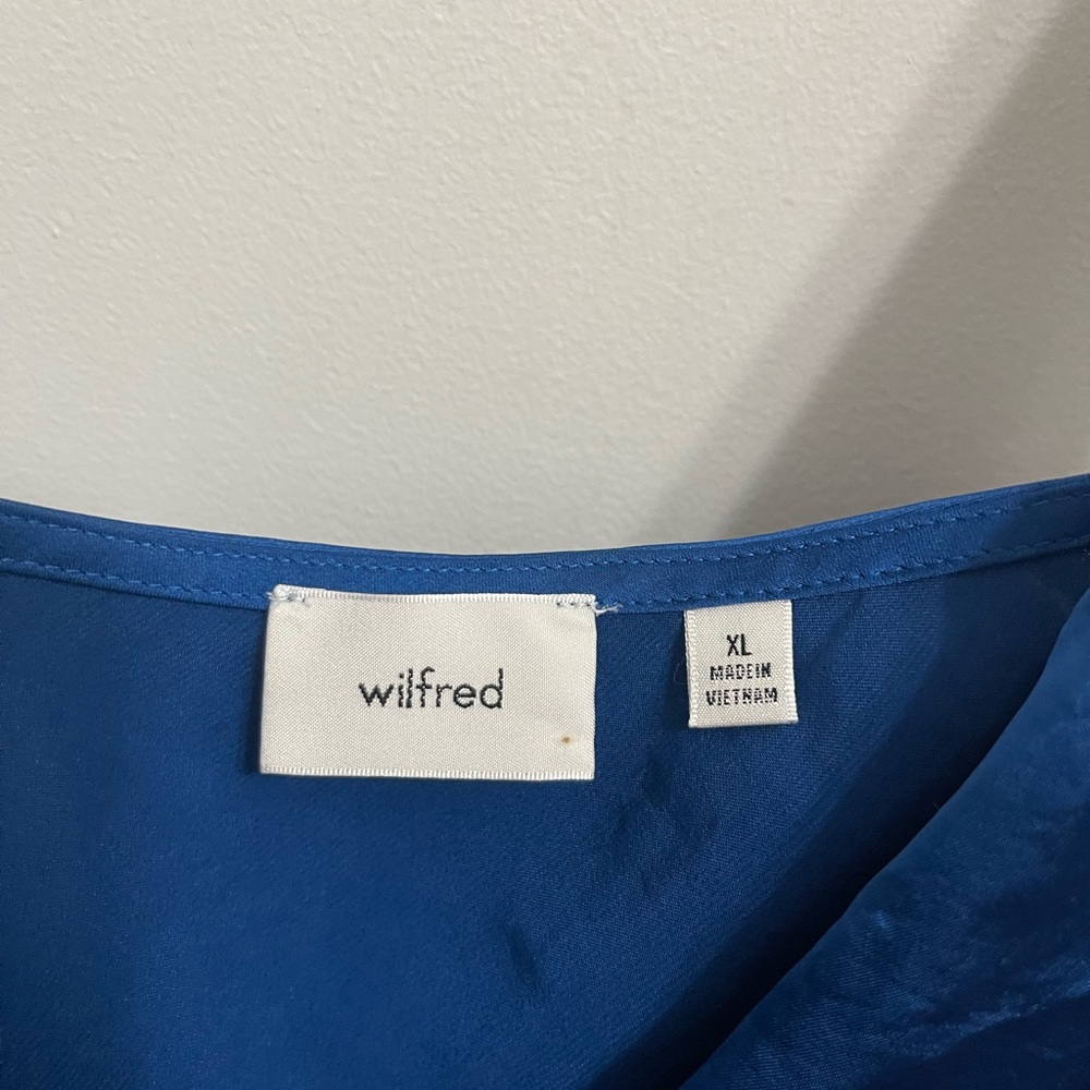 Aritzia Wilfred Scenery Dress in Ultramarine Blue in size USWXL - Picture 6 of 6
